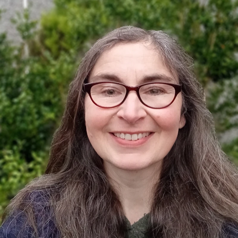 Artist Britta Benson leading a blackout poetry workshop at Paisley Book Festival 2026