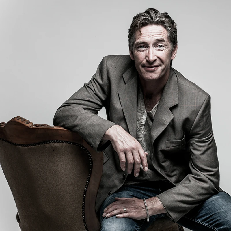 Author Mike Garry in a portrait photograph