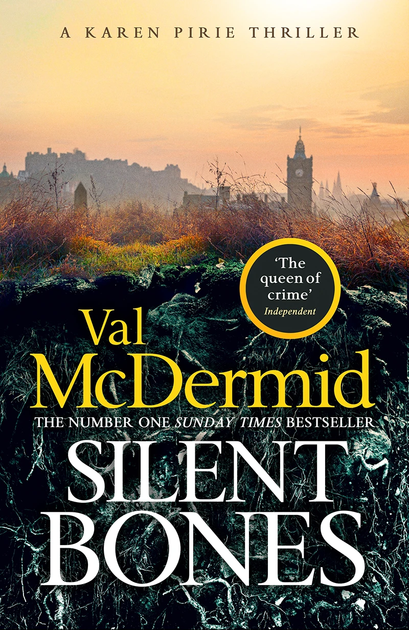 Book cover of Silent Bones by Val McDermid, featured at Paisley Book Festival 2026